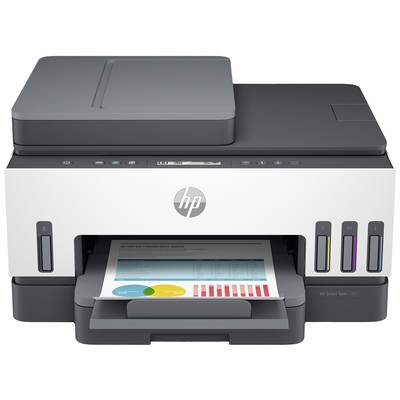 HP Smart Tank 7305 All-in-One Multifunction printer Inkjet Colour A4 Printer, scanner, copier Ink tank system, Duplex, Wi-Fi, LAN, ADF, Bluetooth