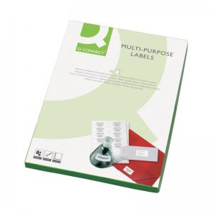 Q-Connect Multipurpose Labels 99.1x38.1mm 14 Per Sheet White 7000 Pack