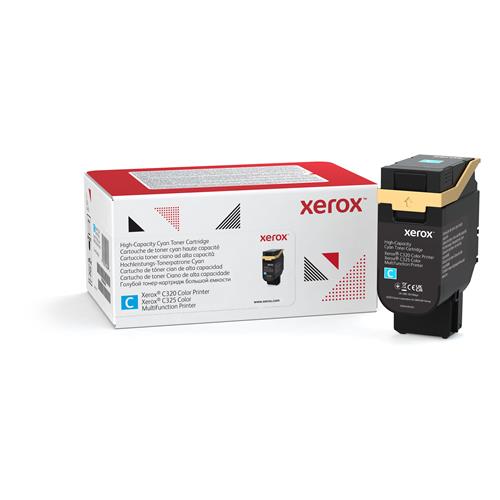 Xerox Genuine C320 Color Printer/C325 Color Multifunction Printer Cyan High capacity Toner Cartridge (5500 Pages) - 006R04828