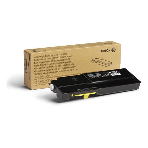 Xerox Genuine VersaLink C400 Color Printer/C405 Color Multifunction Printer Yellow High capacity Toner Cartridge (4800 Pages) - 106R03517. Colour toner page yield: 4800 pages Printing colours: Yellow Quantity per pack: 1 pc(s)