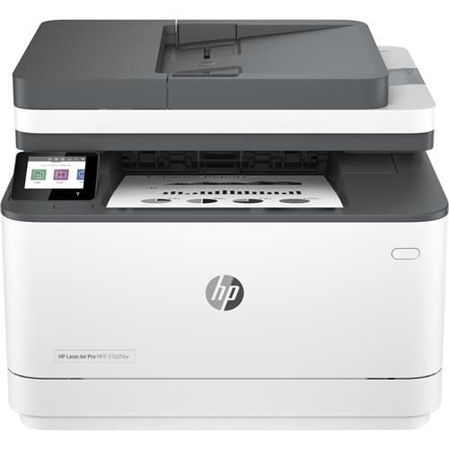 HP LaserJet Pro 3102fdw Wireless Multifunction Black and white Printer Copier Scanner; Duplex