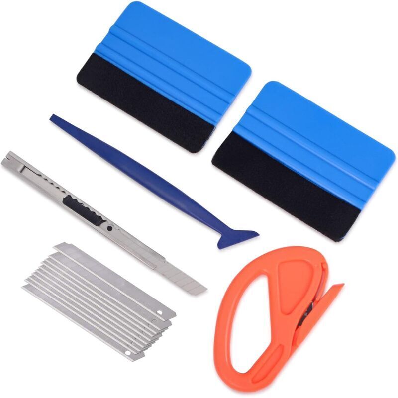 Car window film tool set, special tools for applying car window sun film, tendon hard scraper tool set